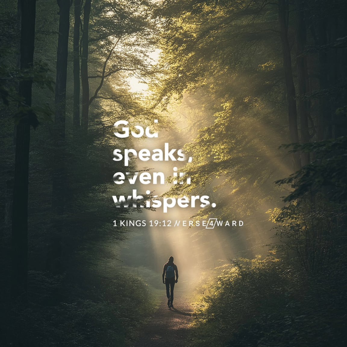 God speaks even in whispers